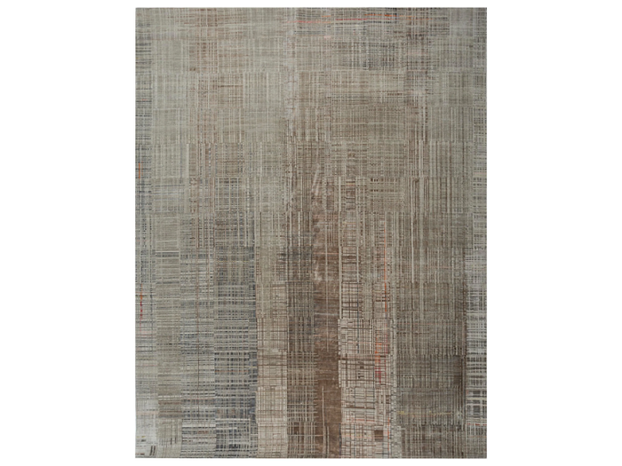 UNSTRING SRB-701 Pebble/Frost Gray - Rectangular handmade rug _ Jaipur Rugs